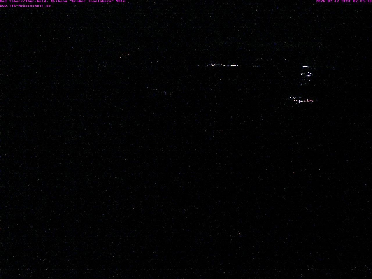 Archived image Webcam Großer Inselsberg, Thuringian Forest