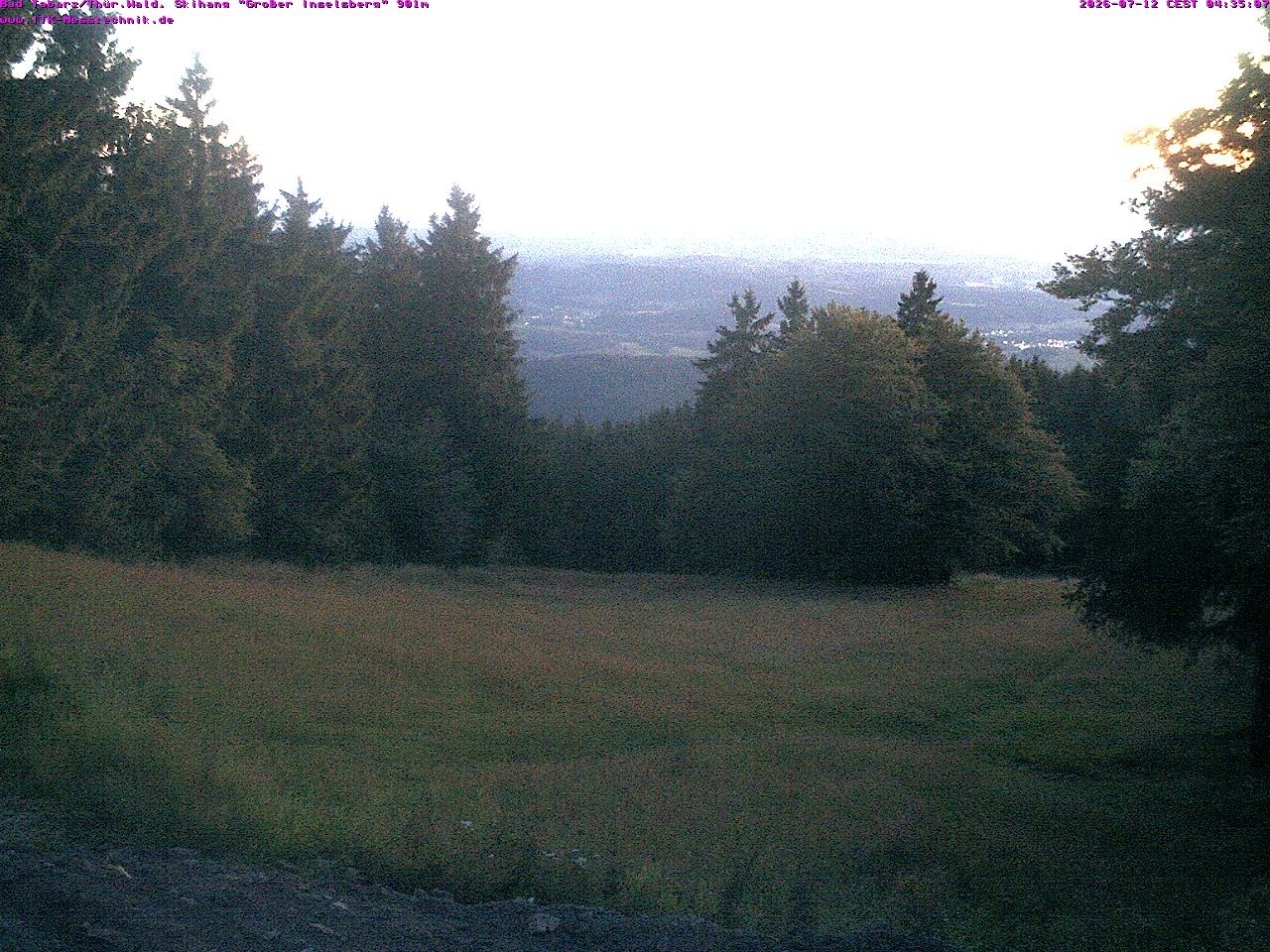Archived image Webcam Großer Inselsberg, Thuringian Forest