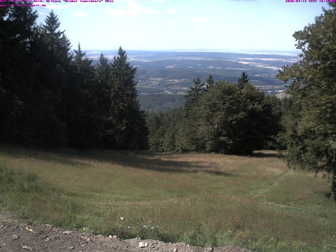 Archived image Webcam Großer Inselsberg, Thuringian Forest