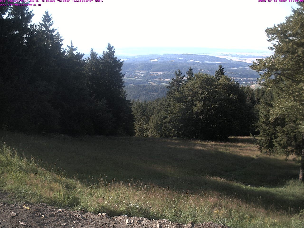 Archived image Webcam Großer Inselsberg, Thuringian Forest