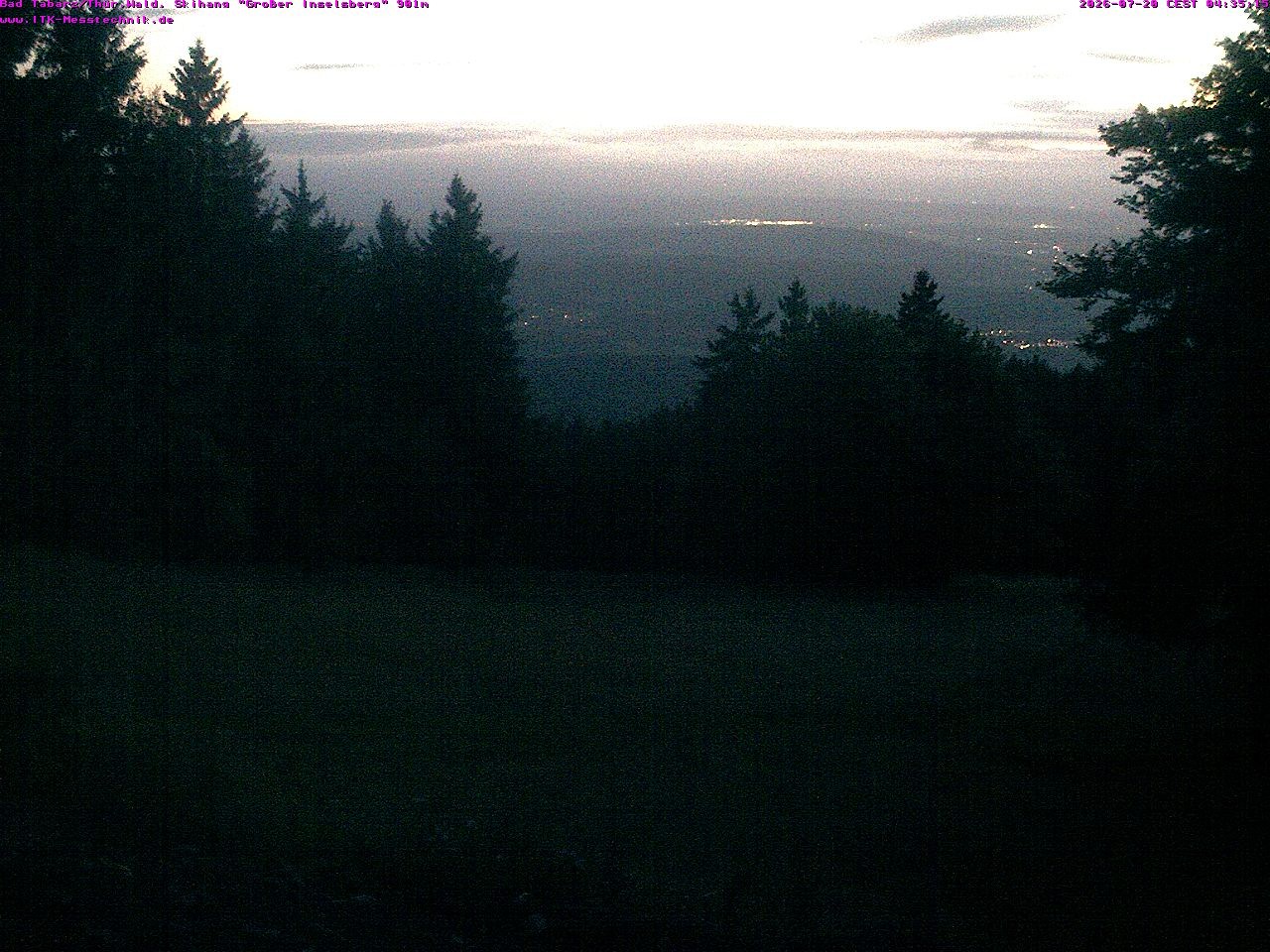 Archiv Foto Webcam Großer Inselsberg im Thüringer Wald