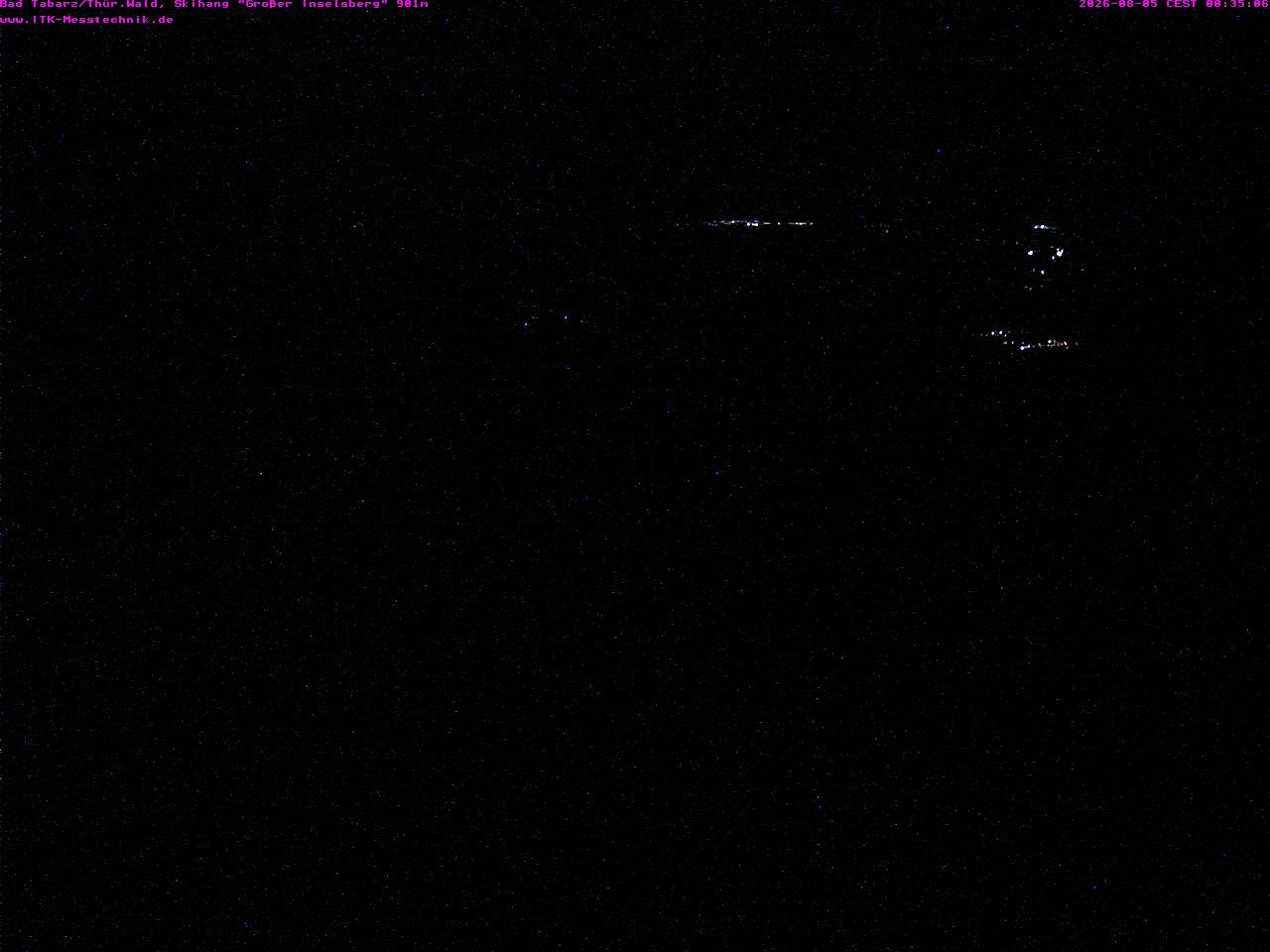 Archived image Webcam Großer Inselsberg, Thuringian Forest
