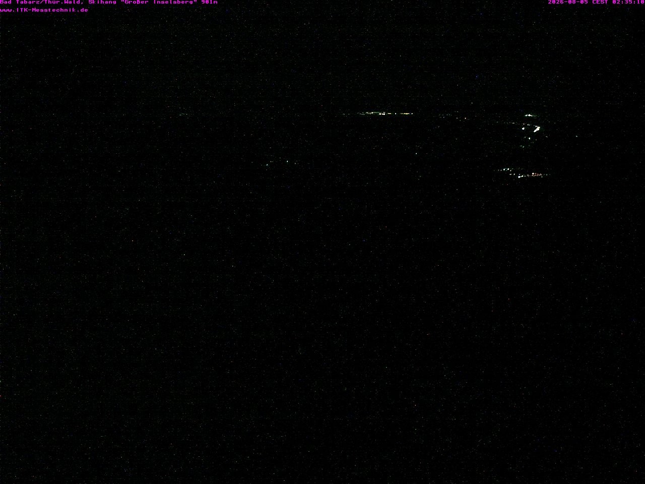 Archived image Webcam Großer Inselsberg, Thuringian Forest