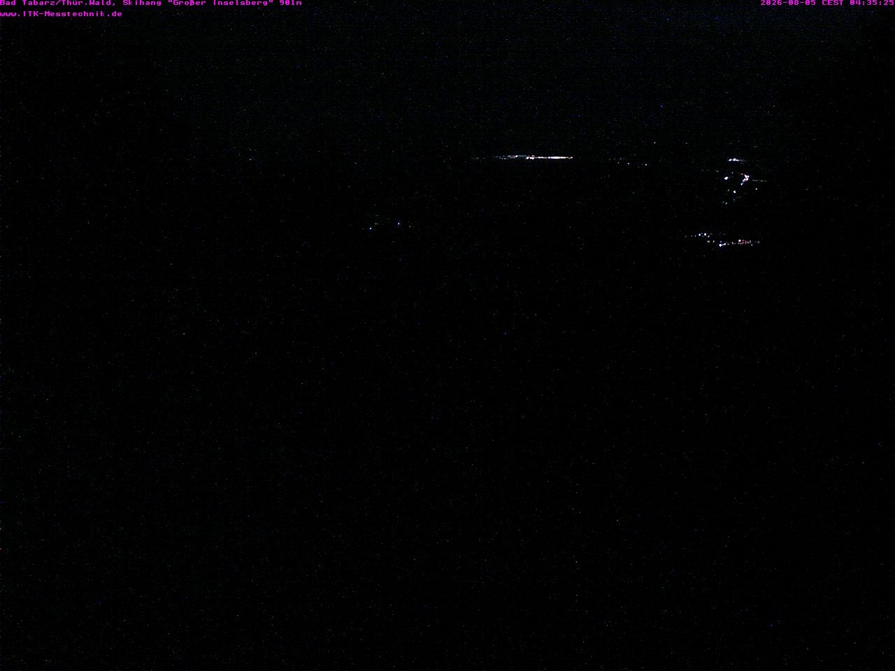 Archived image Webcam Großer Inselsberg, Thuringian Forest