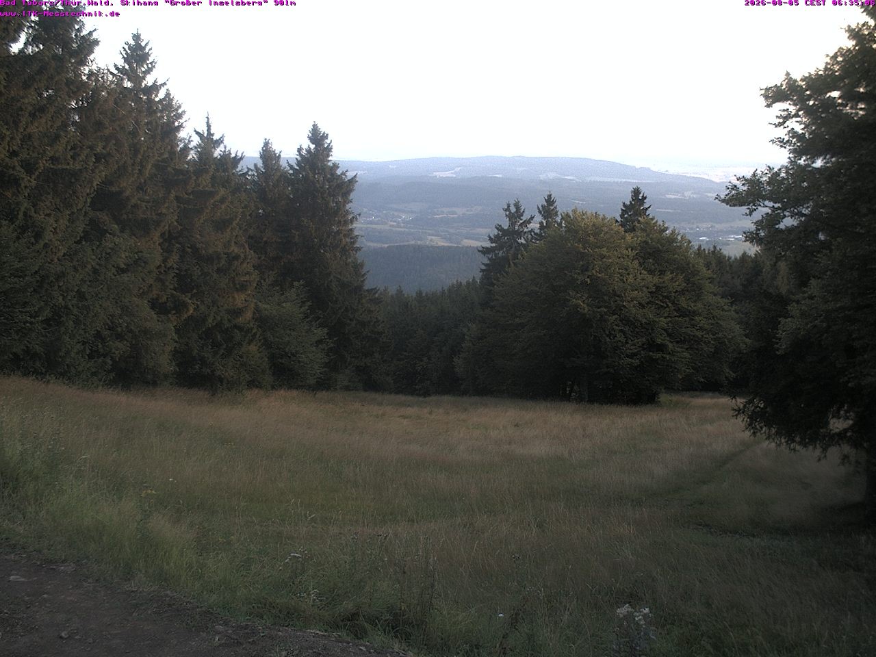 Archived image Webcam Großer Inselsberg, Thuringian Forest