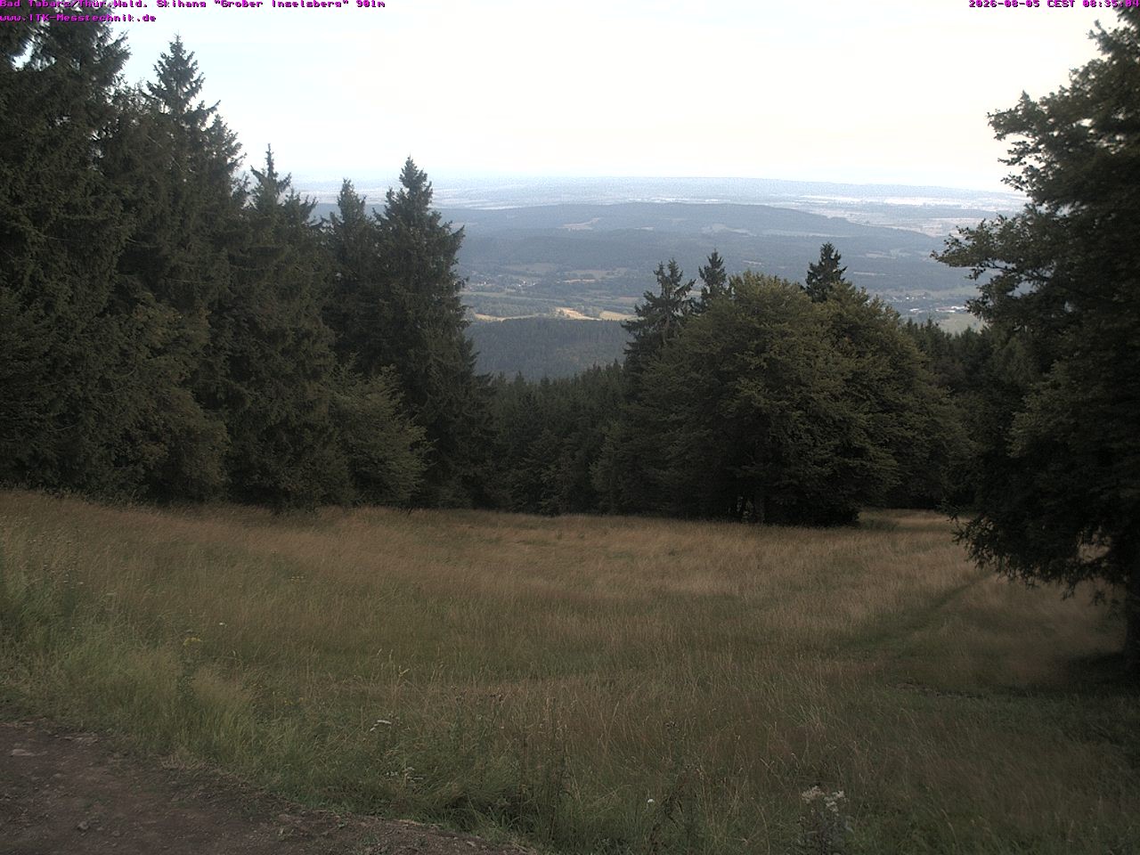 Archived image Webcam Großer Inselsberg, Thuringian Forest