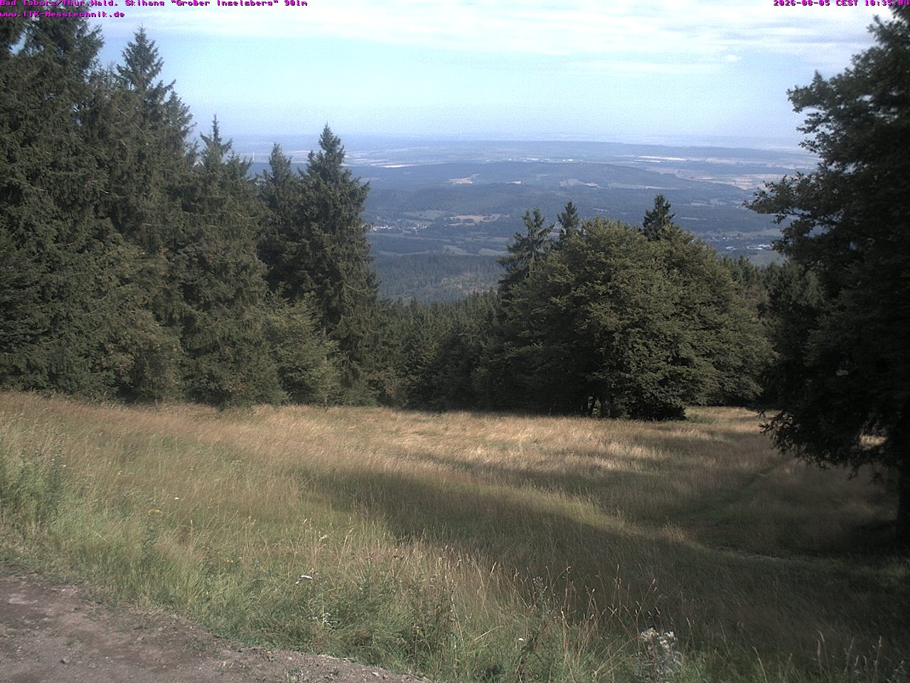 Archived image Webcam Großer Inselsberg, Thuringian Forest