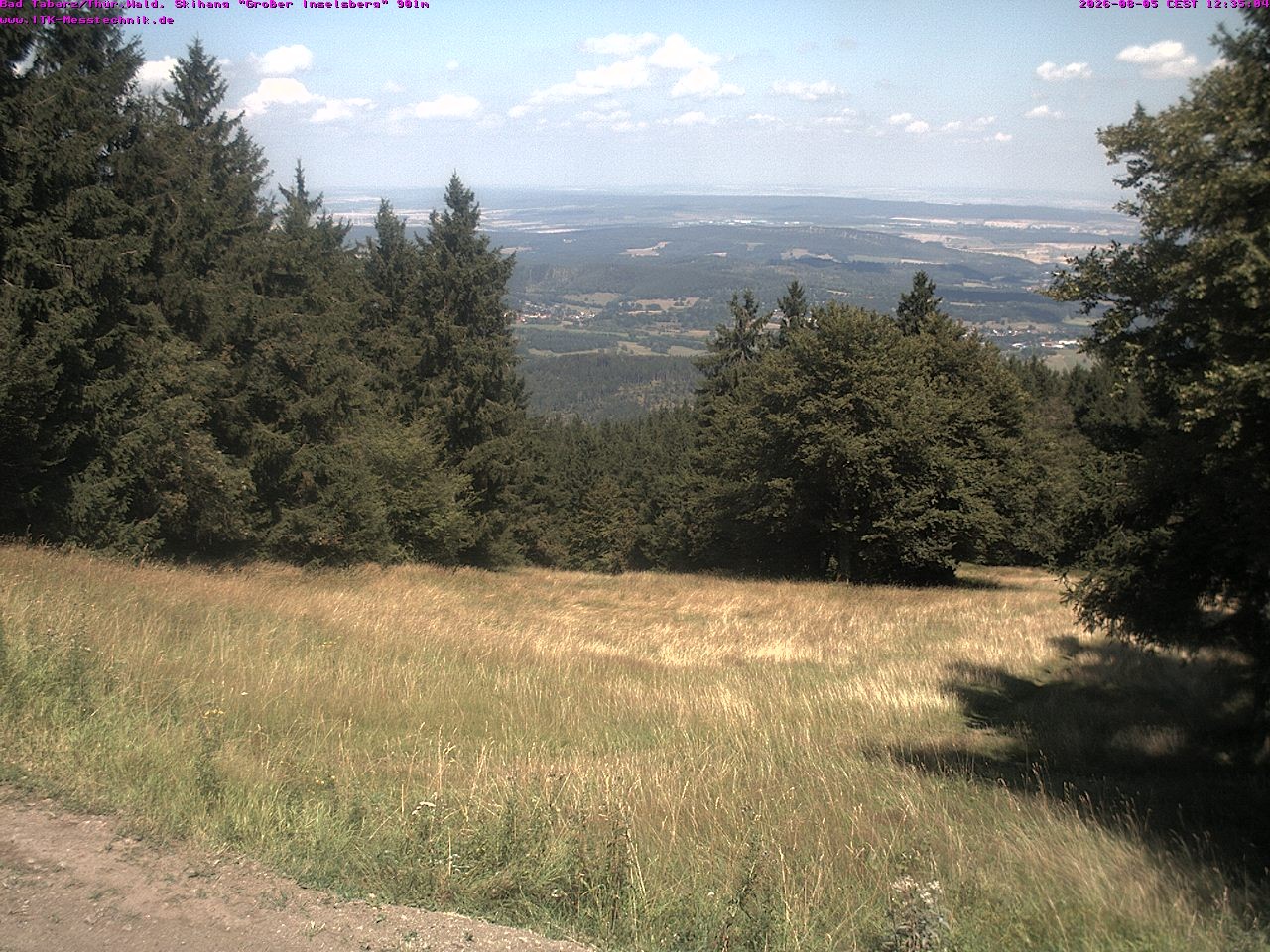 Archived image Webcam Großer Inselsberg, Thuringian Forest