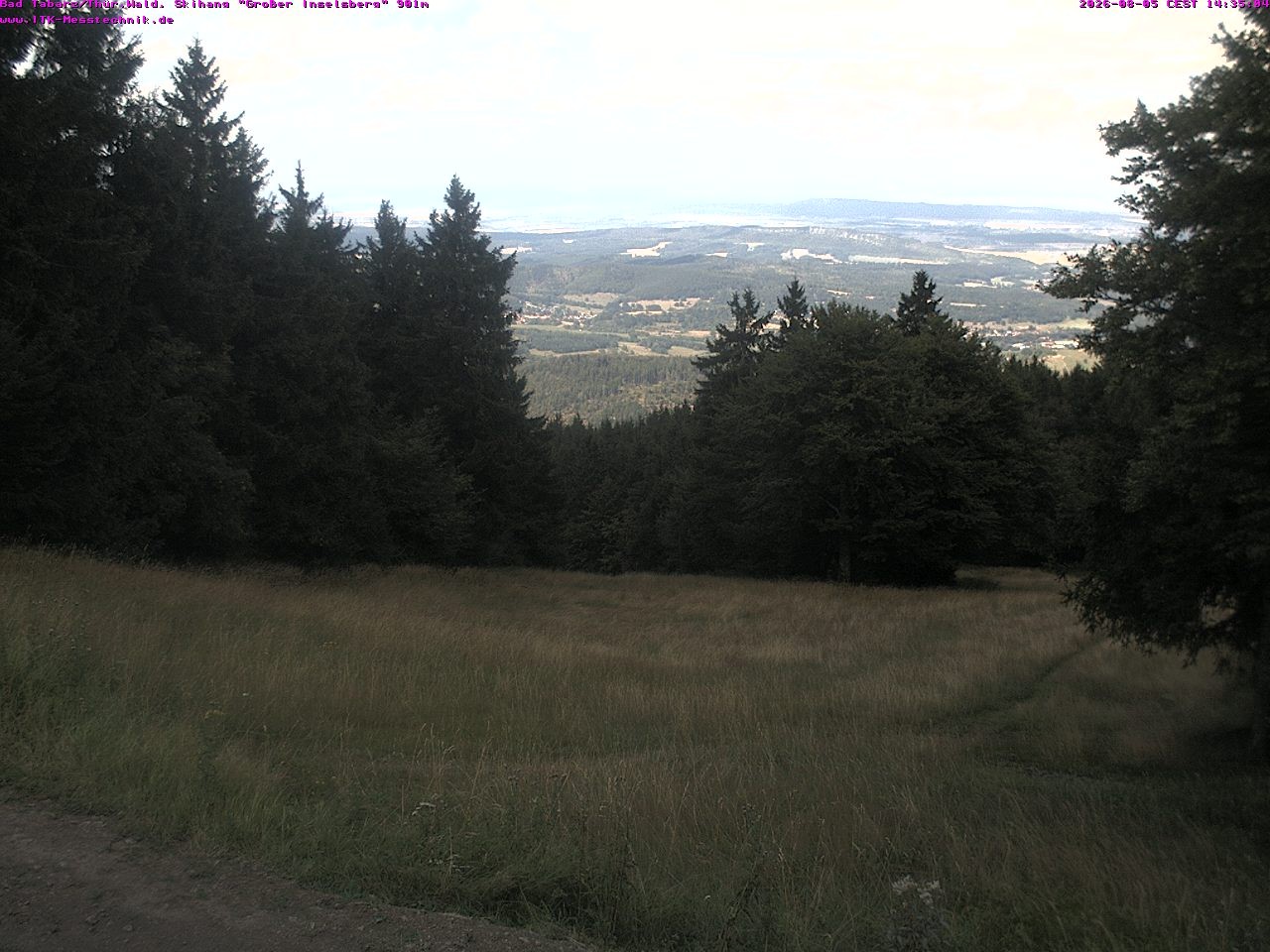 Archived image Webcam Großer Inselsberg, Thuringian Forest