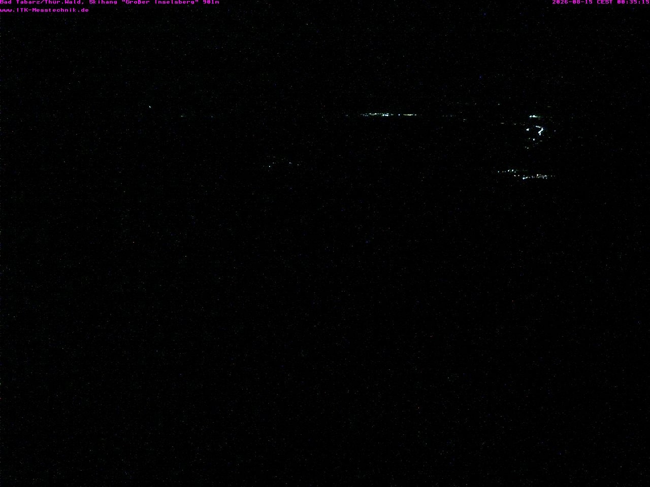 Archived image Webcam Großer Inselsberg, Thuringian Forest