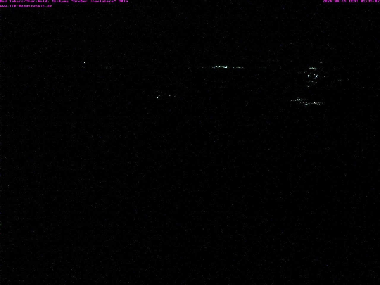 Archived image Webcam Großer Inselsberg, Thuringian Forest