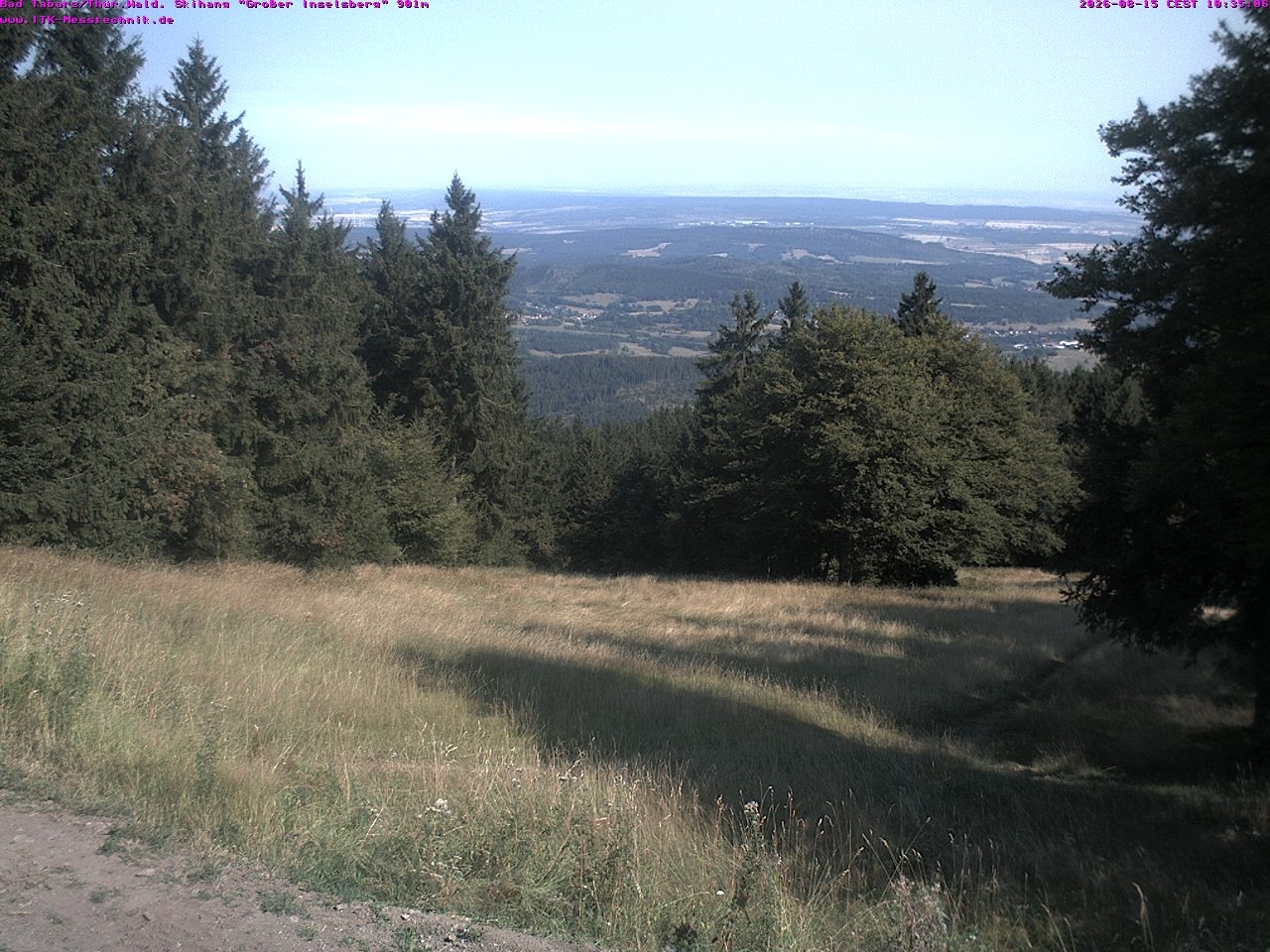 Archived image Webcam Großer Inselsberg, Thuringian Forest