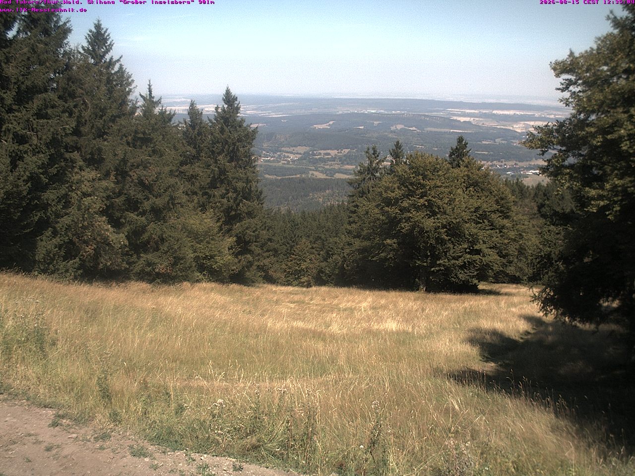 Archived image Webcam Großer Inselsberg, Thuringian Forest