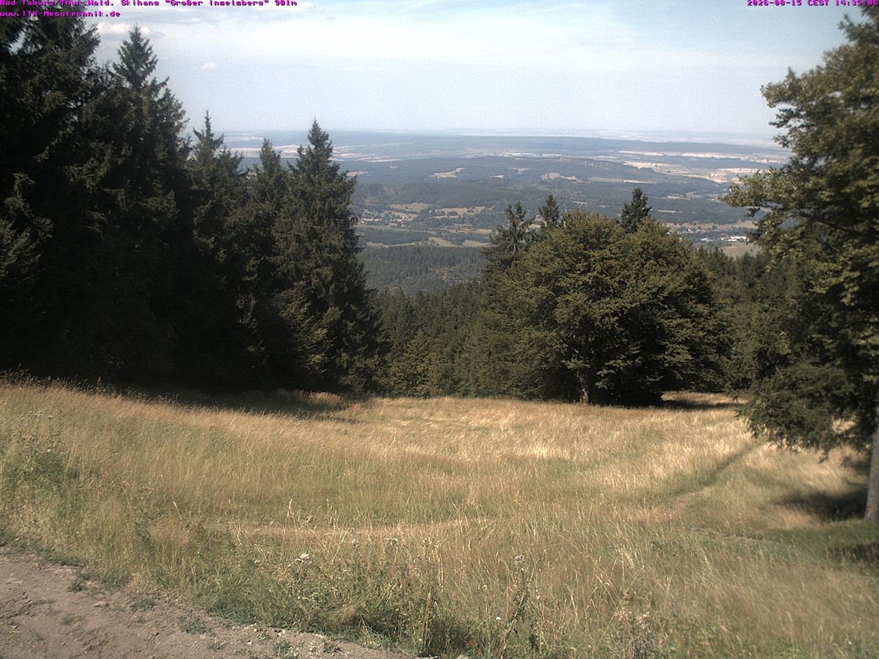 Archived image Webcam Großer Inselsberg, Thuringian Forest