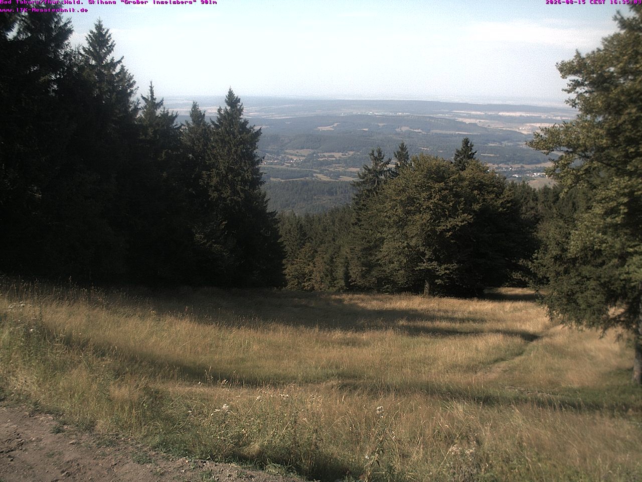 Archived image Webcam Großer Inselsberg, Thuringian Forest