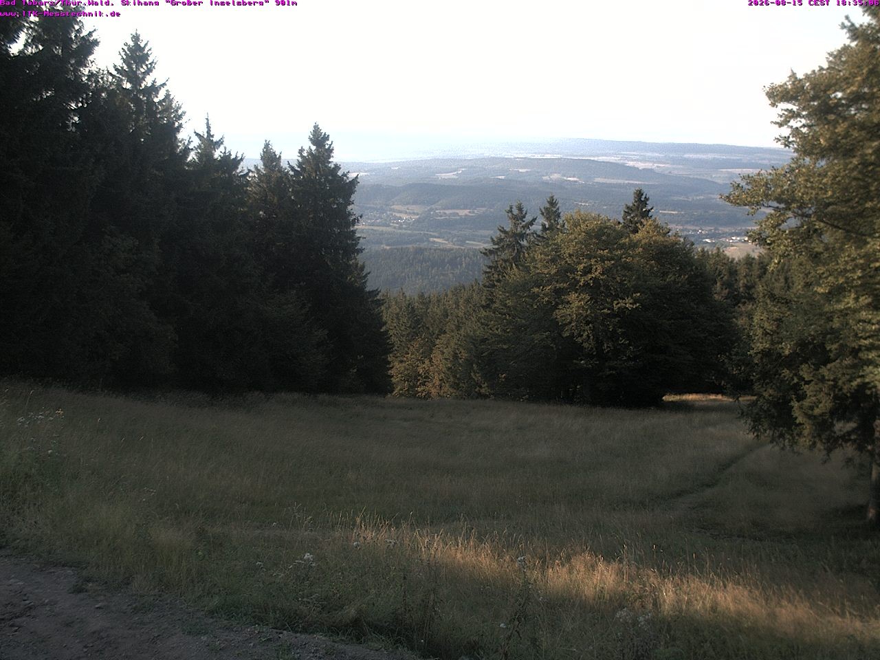 Archived image Webcam Großer Inselsberg, Thuringian Forest