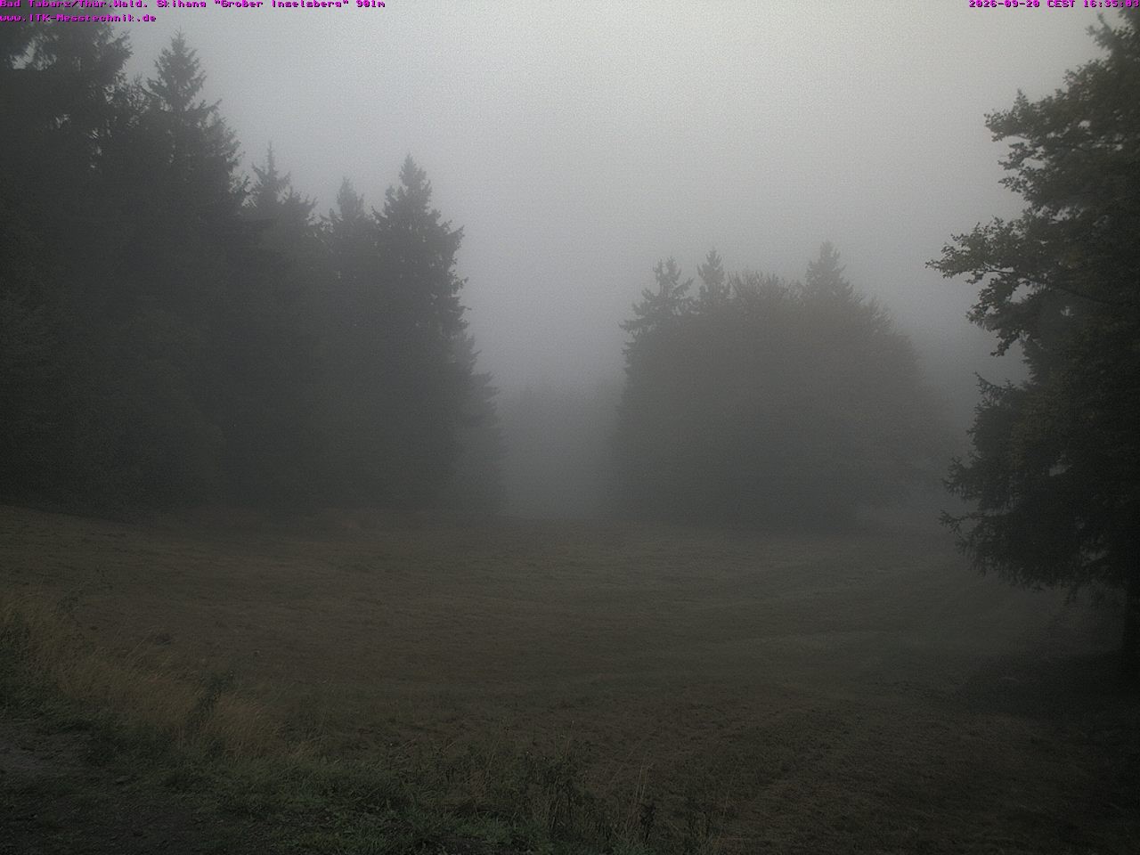 Archiv Foto Webcam Großer Inselsberg im Thüringer Wald