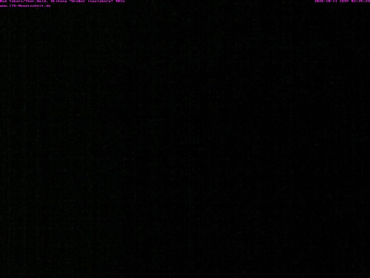 Archived image Webcam Großer Inselsberg, Thuringian Forest