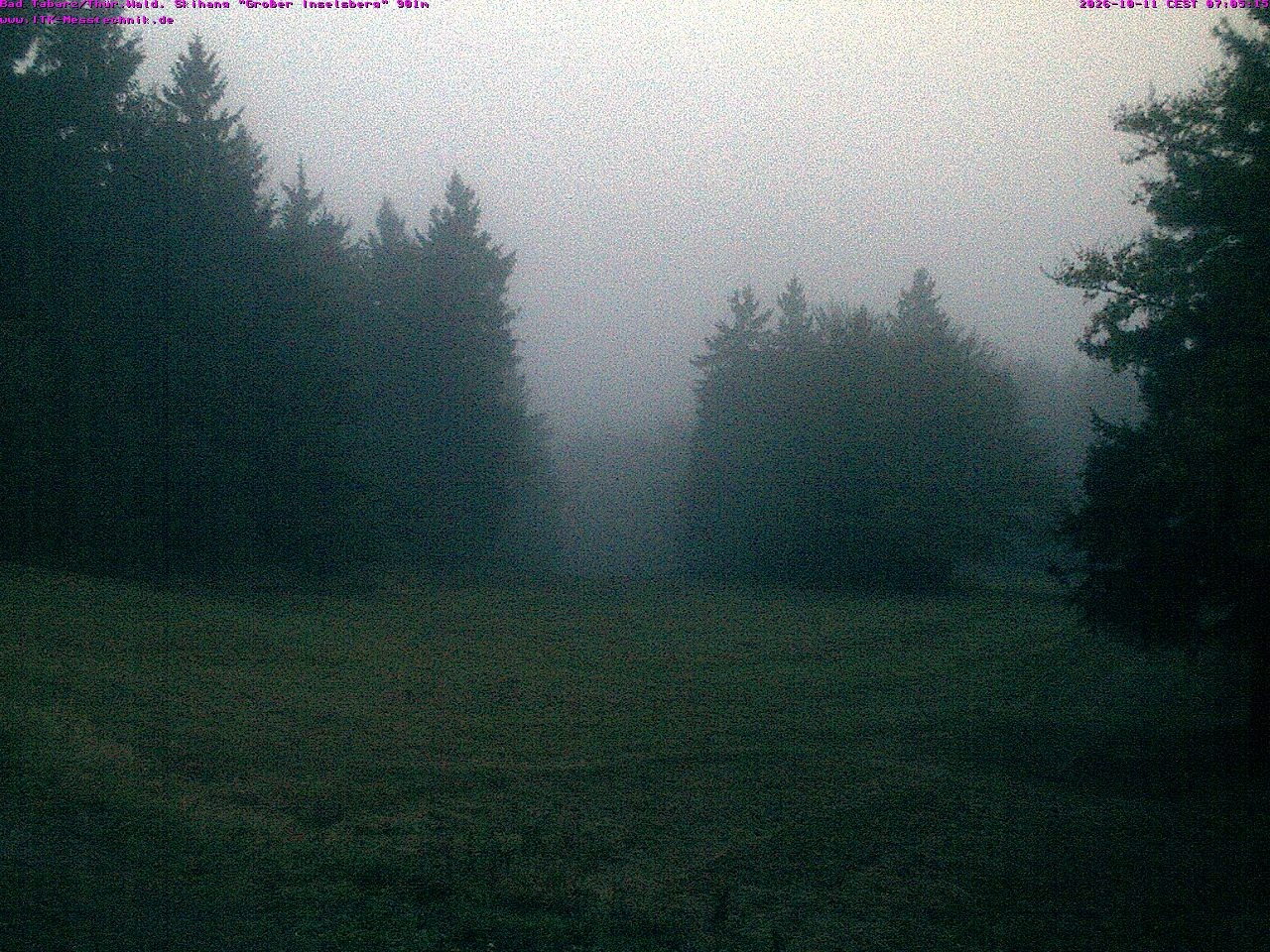 Archived image Webcam Großer Inselsberg, Thuringian Forest