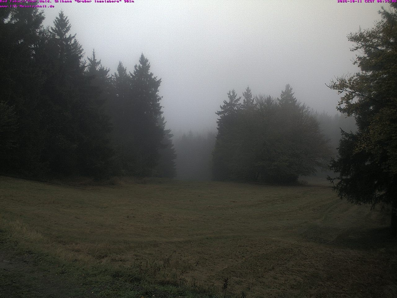 Archived image Webcam Großer Inselsberg, Thuringian Forest
