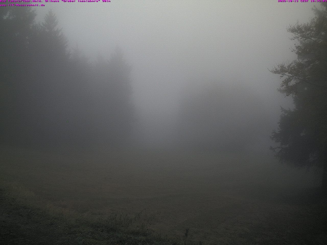 Archiv Foto Webcam Großer Inselsberg im Thüringer Wald