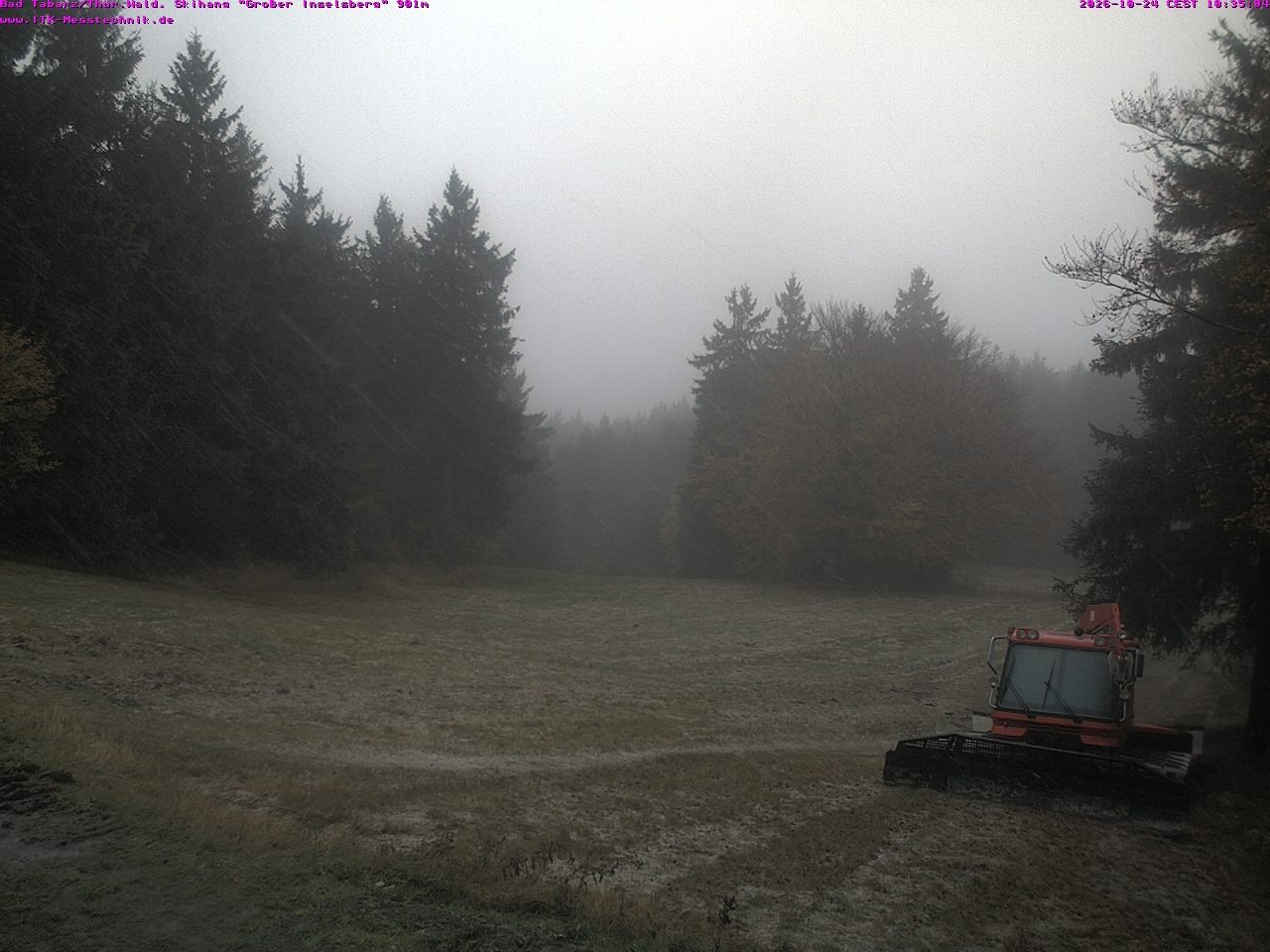 Archived image Webcam Großer Inselsberg, Thuringian Forest