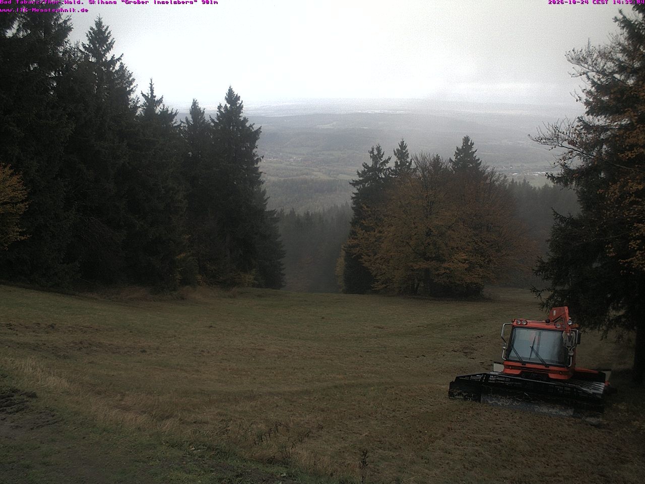Archived image Webcam Großer Inselsberg, Thuringian Forest