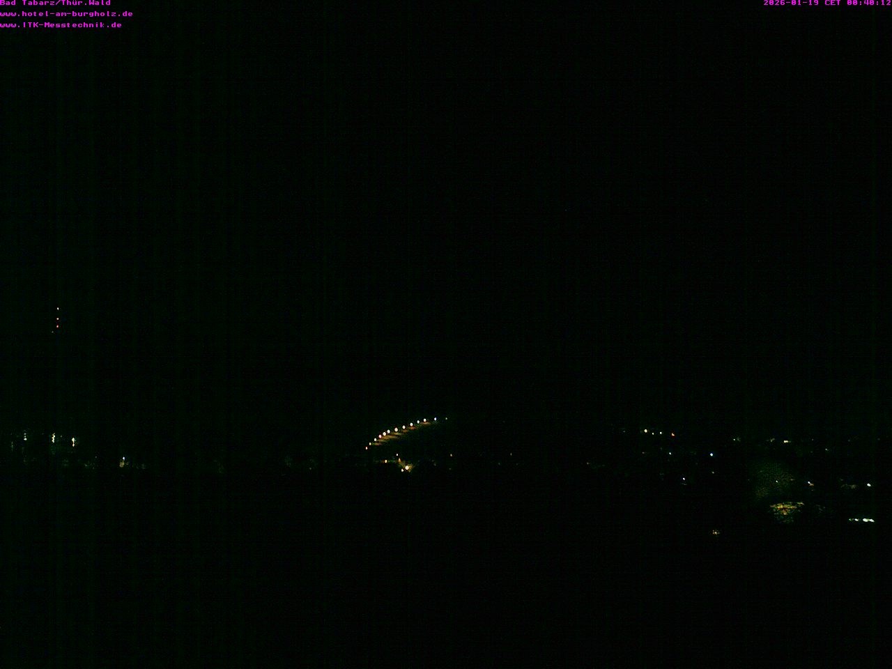 Archived image Webcam Thuringian Forest, Tabarz