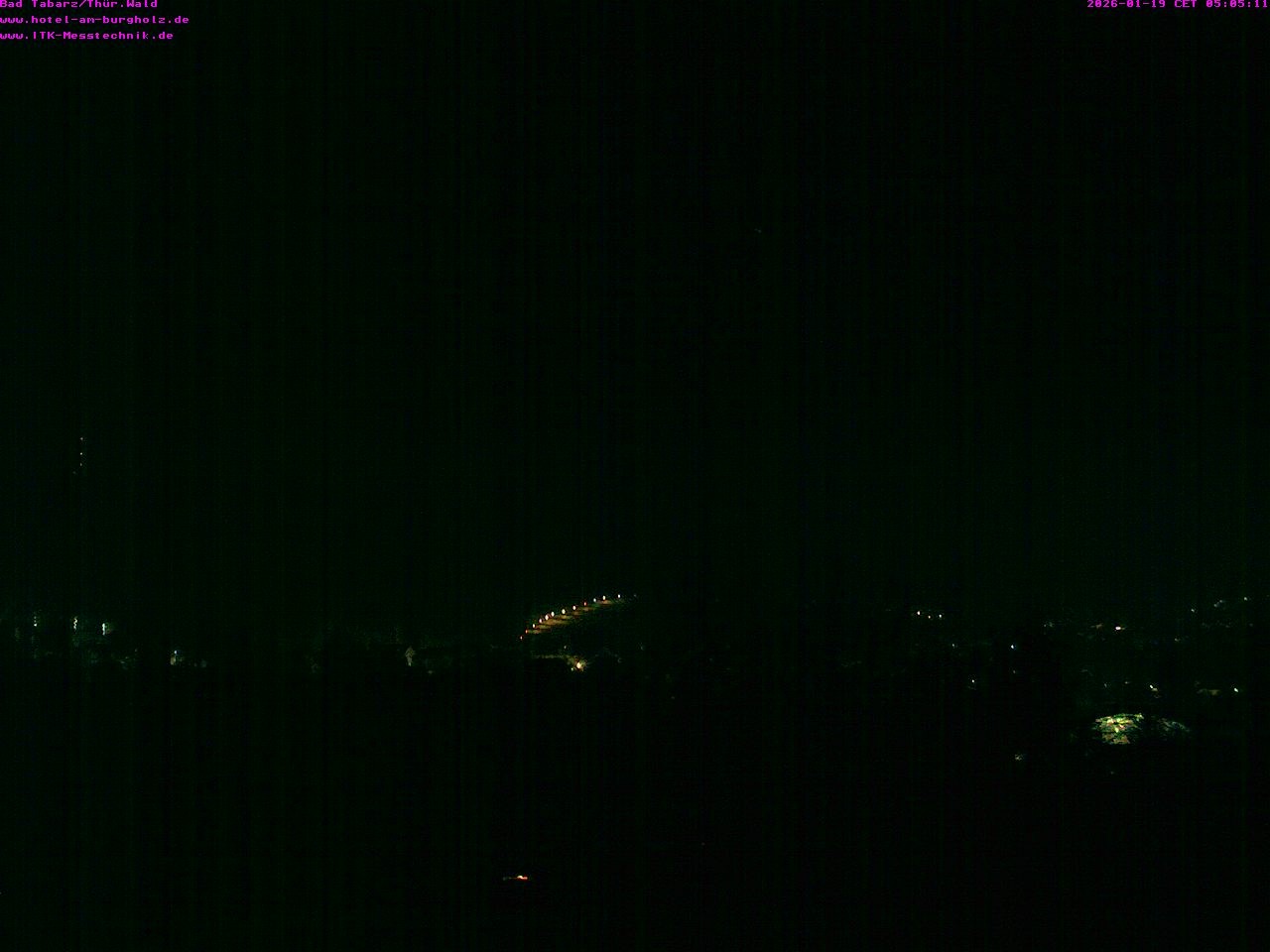 Archived image Webcam Thuringian Forest, Tabarz