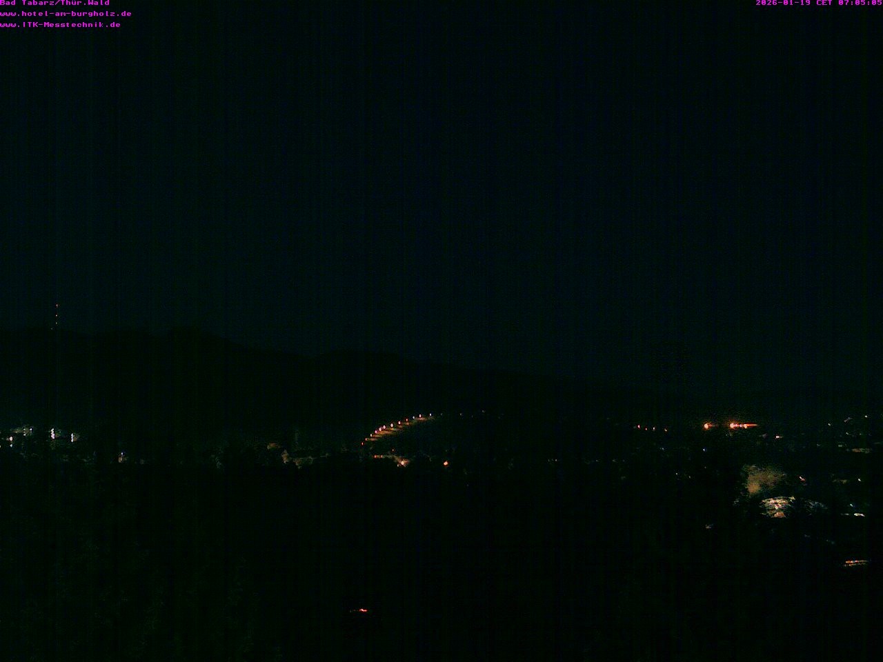 Archived image Webcam Thuringian Forest, Tabarz