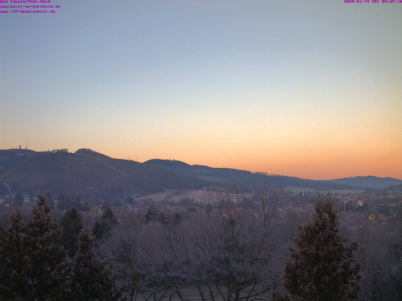 Archived image Webcam Thuringian Forest, Tabarz