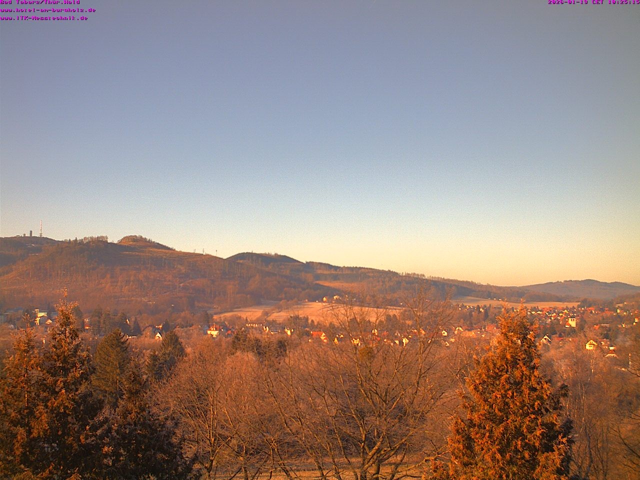 Archived image Webcam Thuringian Forest, Tabarz