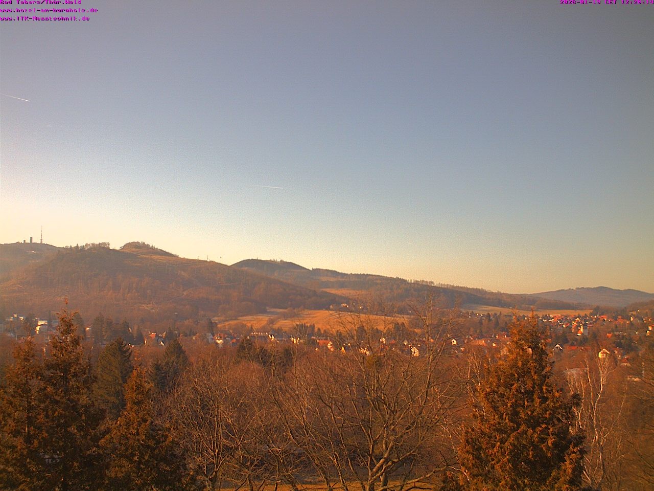 Archived image Webcam Thuringian Forest, Tabarz