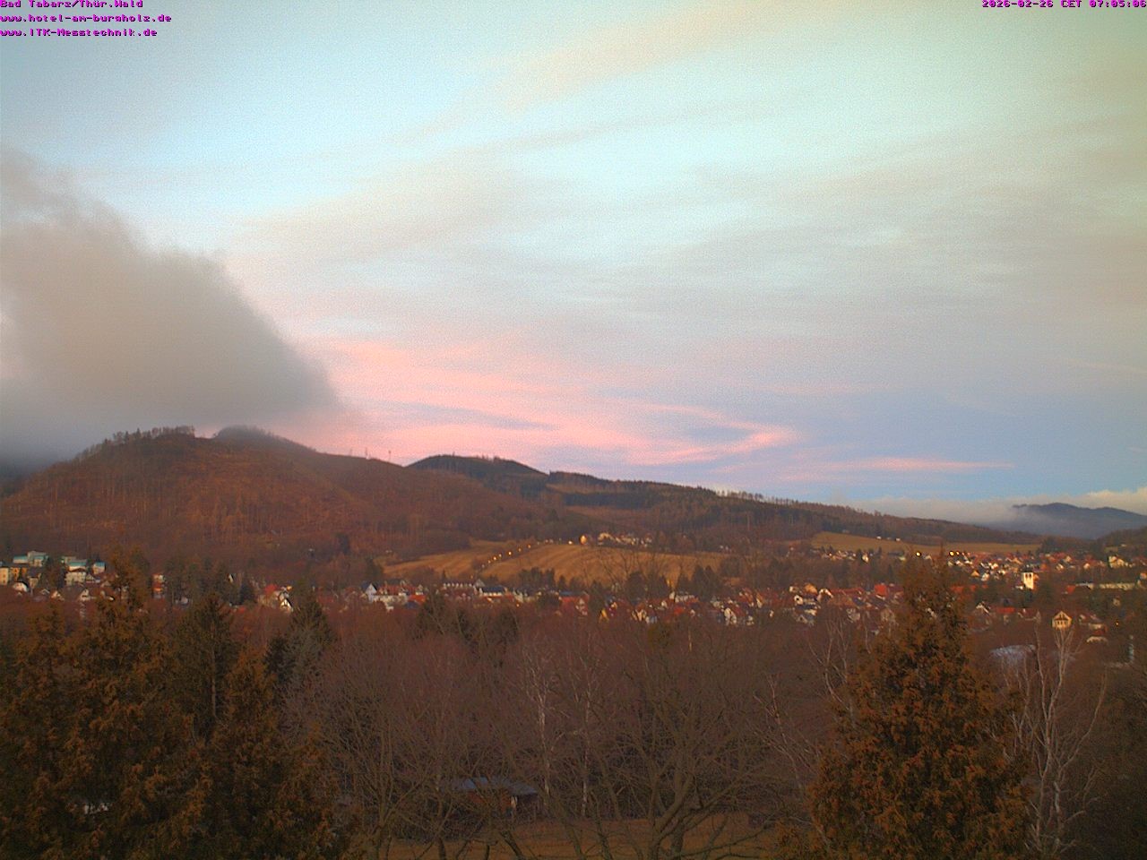Archiv Foto Webcam Bad Tabarz im Thüringer Wald