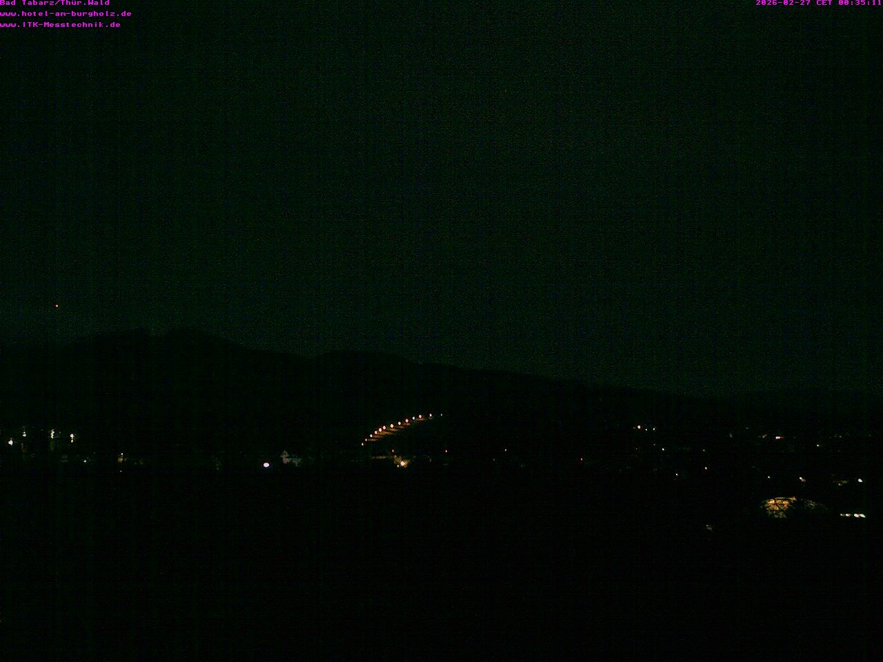 Archived image Webcam Thuringian Forest, Tabarz