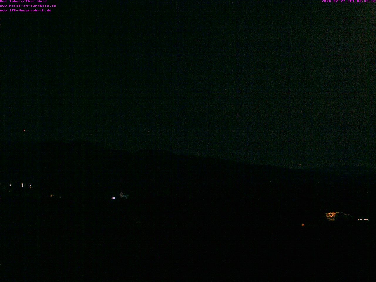 Archived image Webcam Thuringian Forest, Tabarz