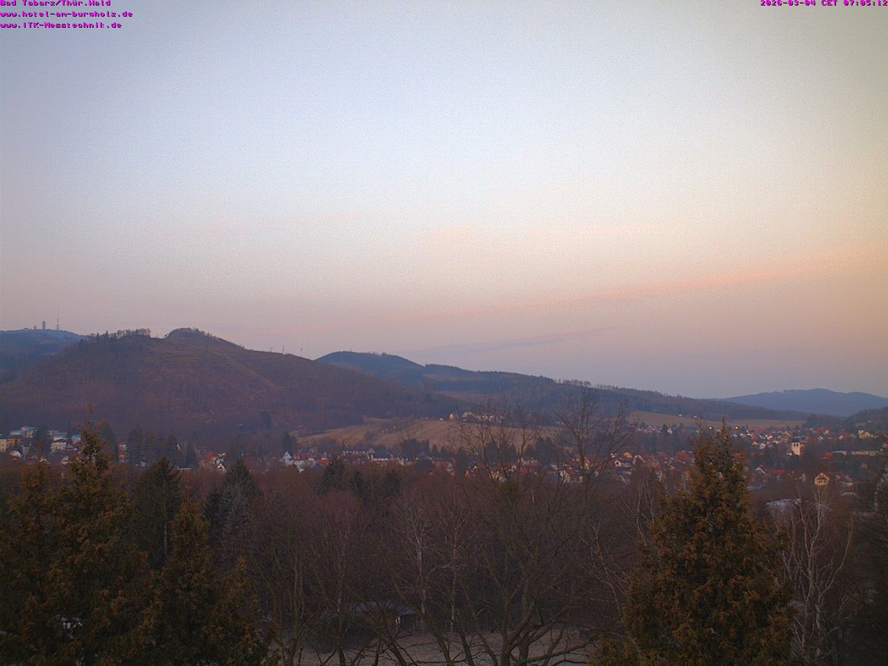 Archiv Foto Webcam Bad Tabarz im Thüringer Wald