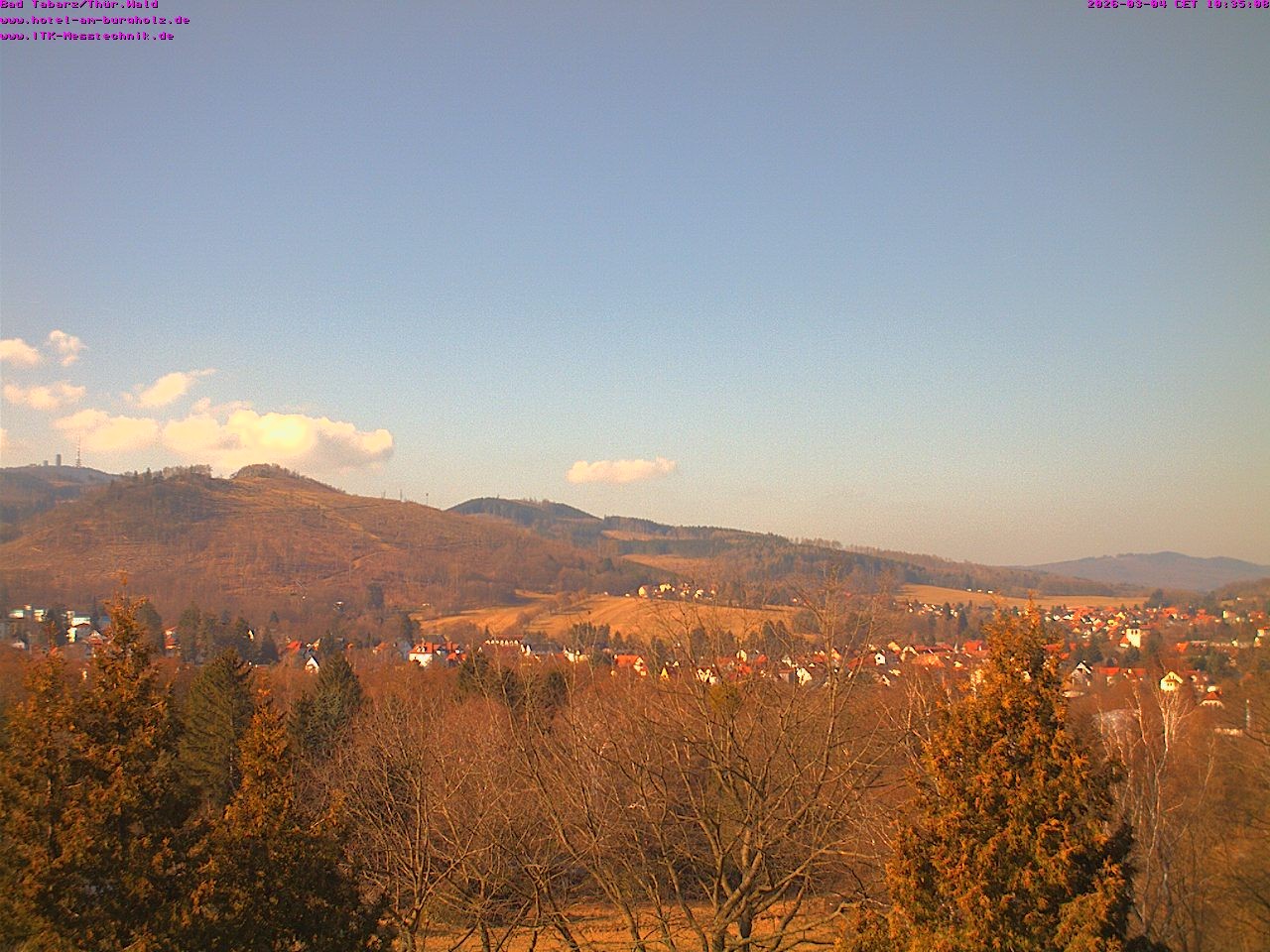 Archiv Foto Webcam Bad Tabarz im Thüringer Wald
