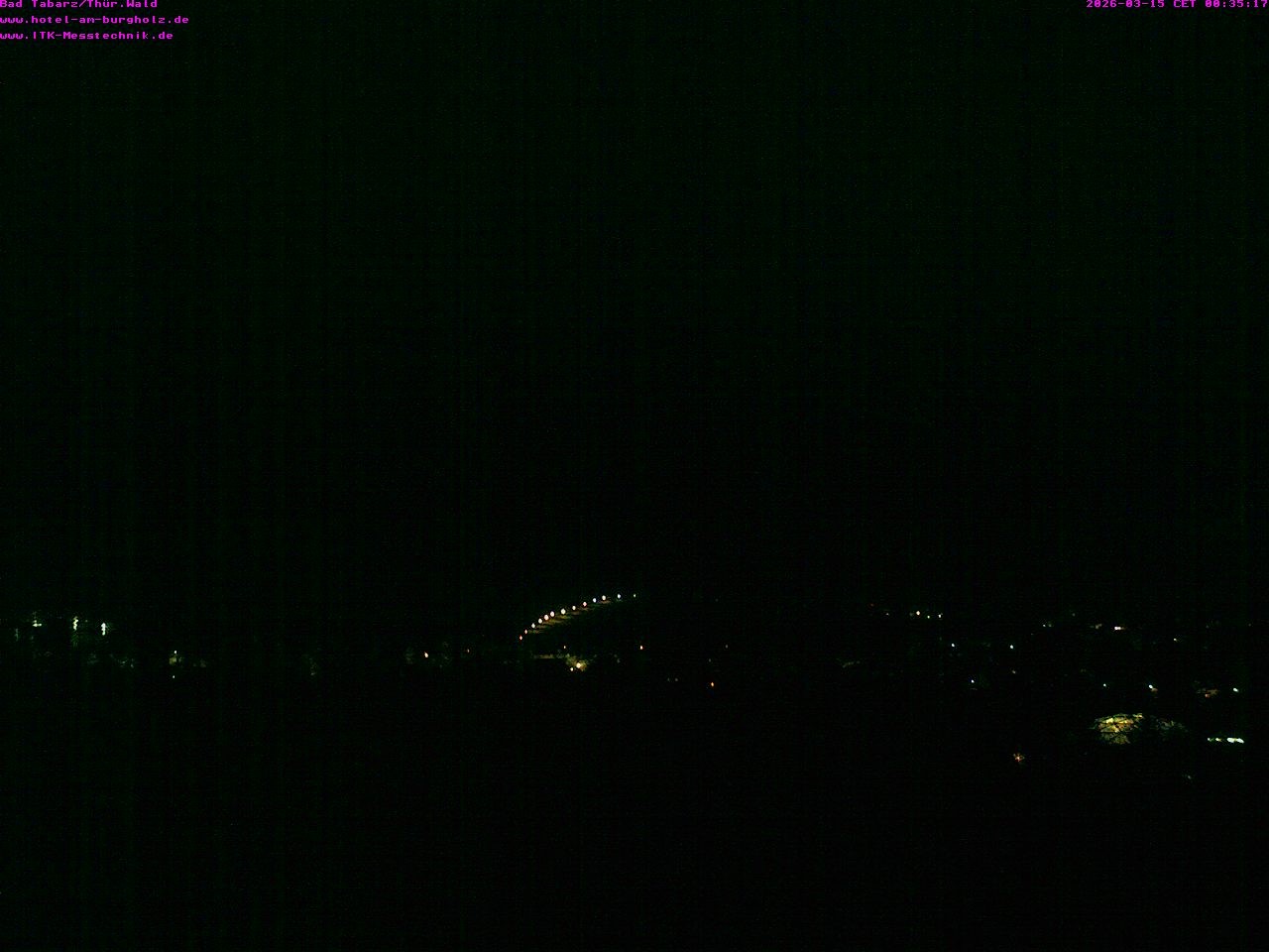 Archived image Webcam Thuringian Forest, Tabarz