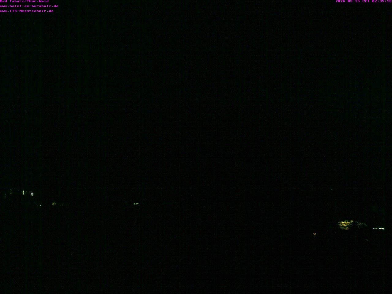 Archived image Webcam Thuringian Forest, Tabarz