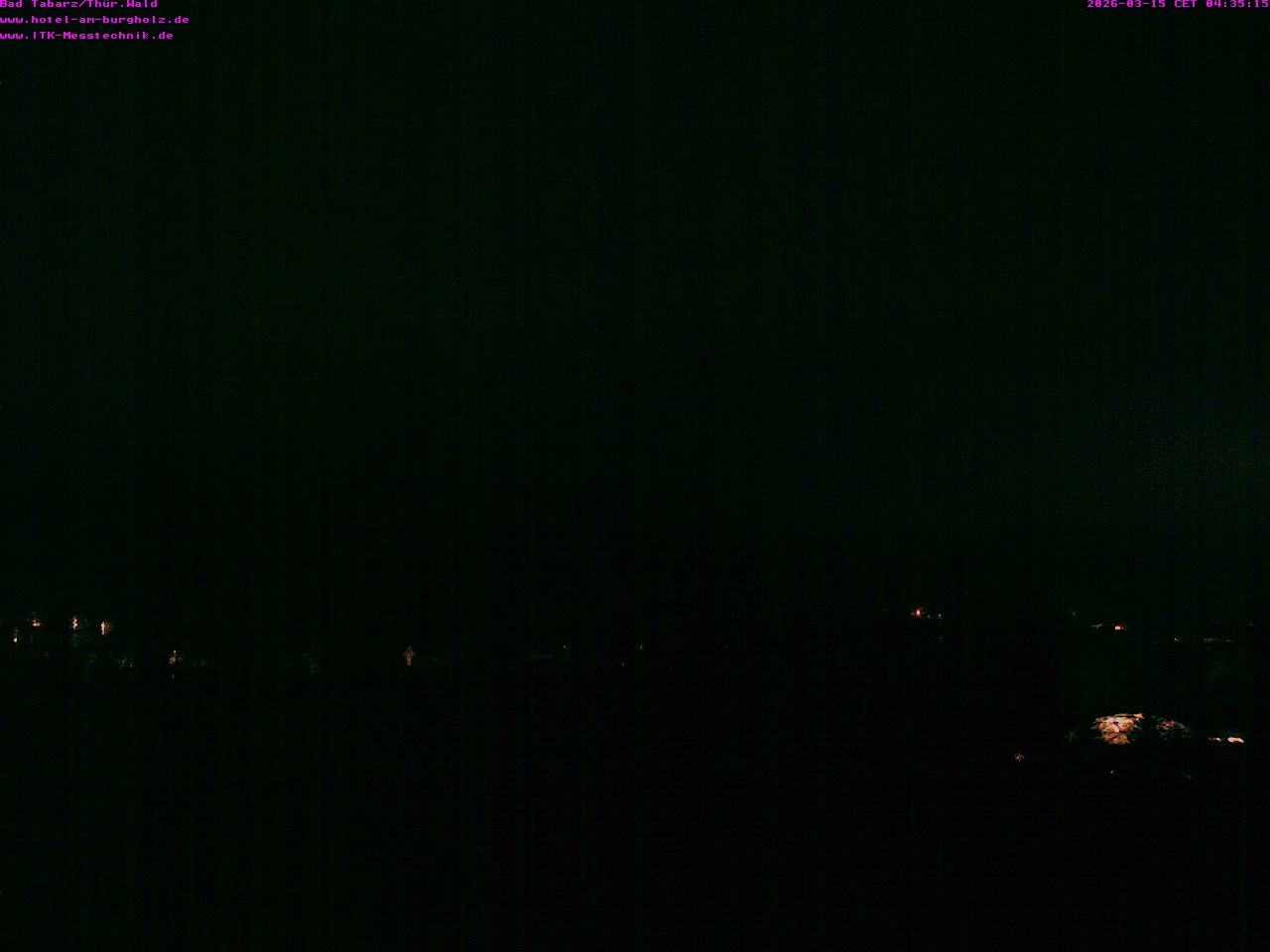 Archived image Webcam Thuringian Forest, Tabarz