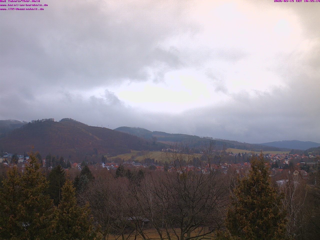 Archived image Webcam Thuringian Forest, Tabarz