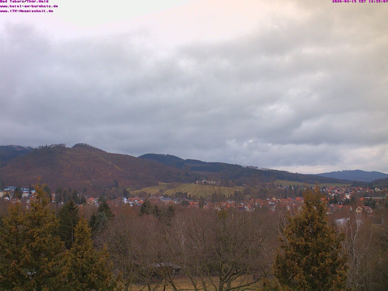 Archived image Webcam Thuringian Forest, Tabarz