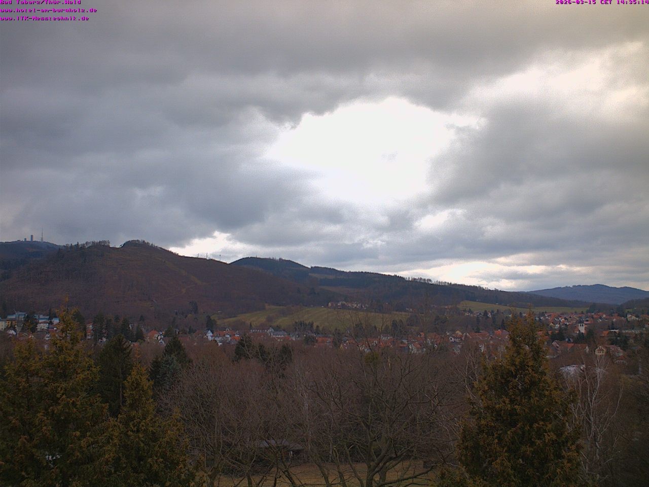 Archived image Webcam Thuringian Forest, Tabarz