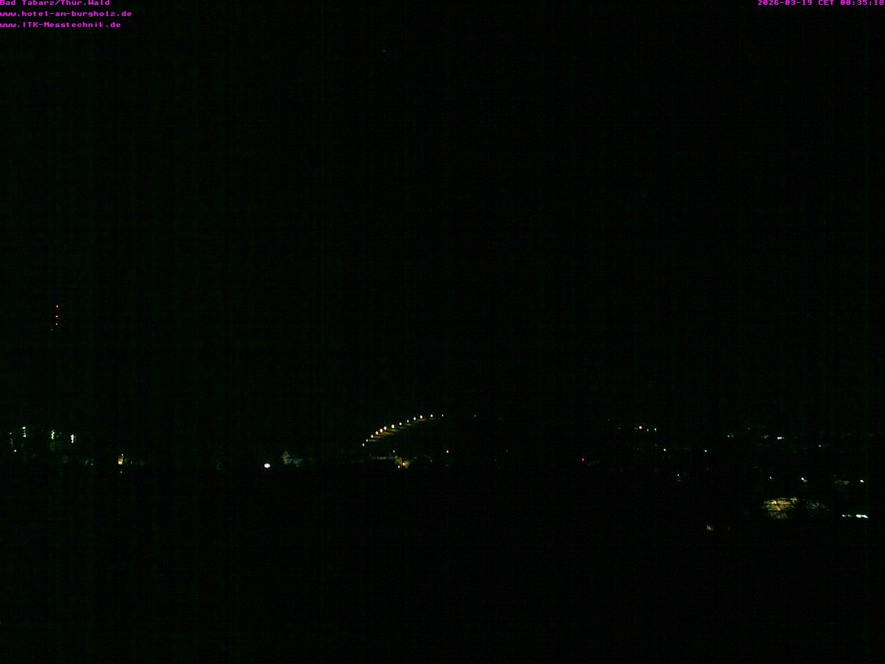 Archived image Webcam Thuringian Forest, Tabarz