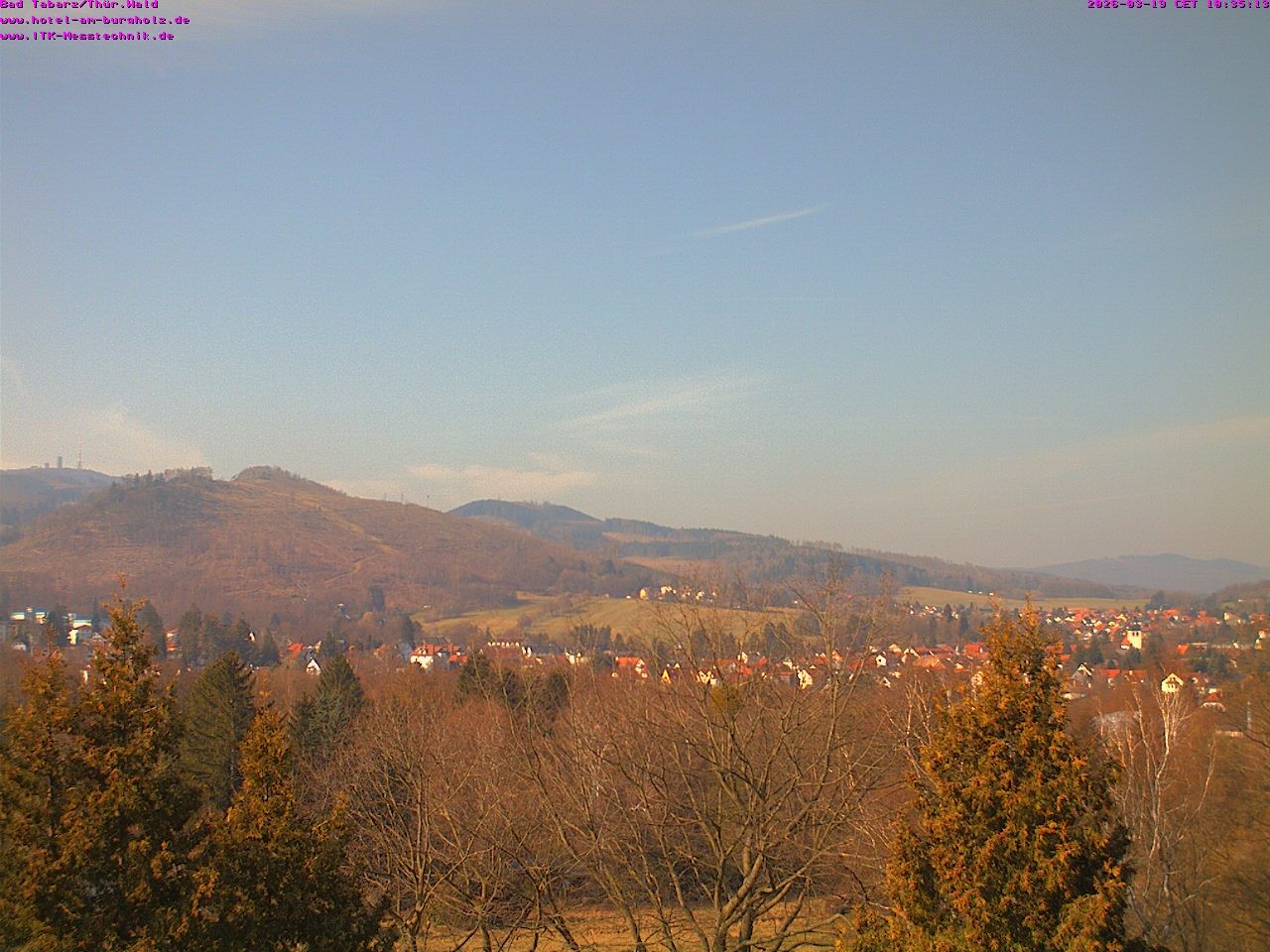 Archived image Webcam Thuringian Forest, Tabarz