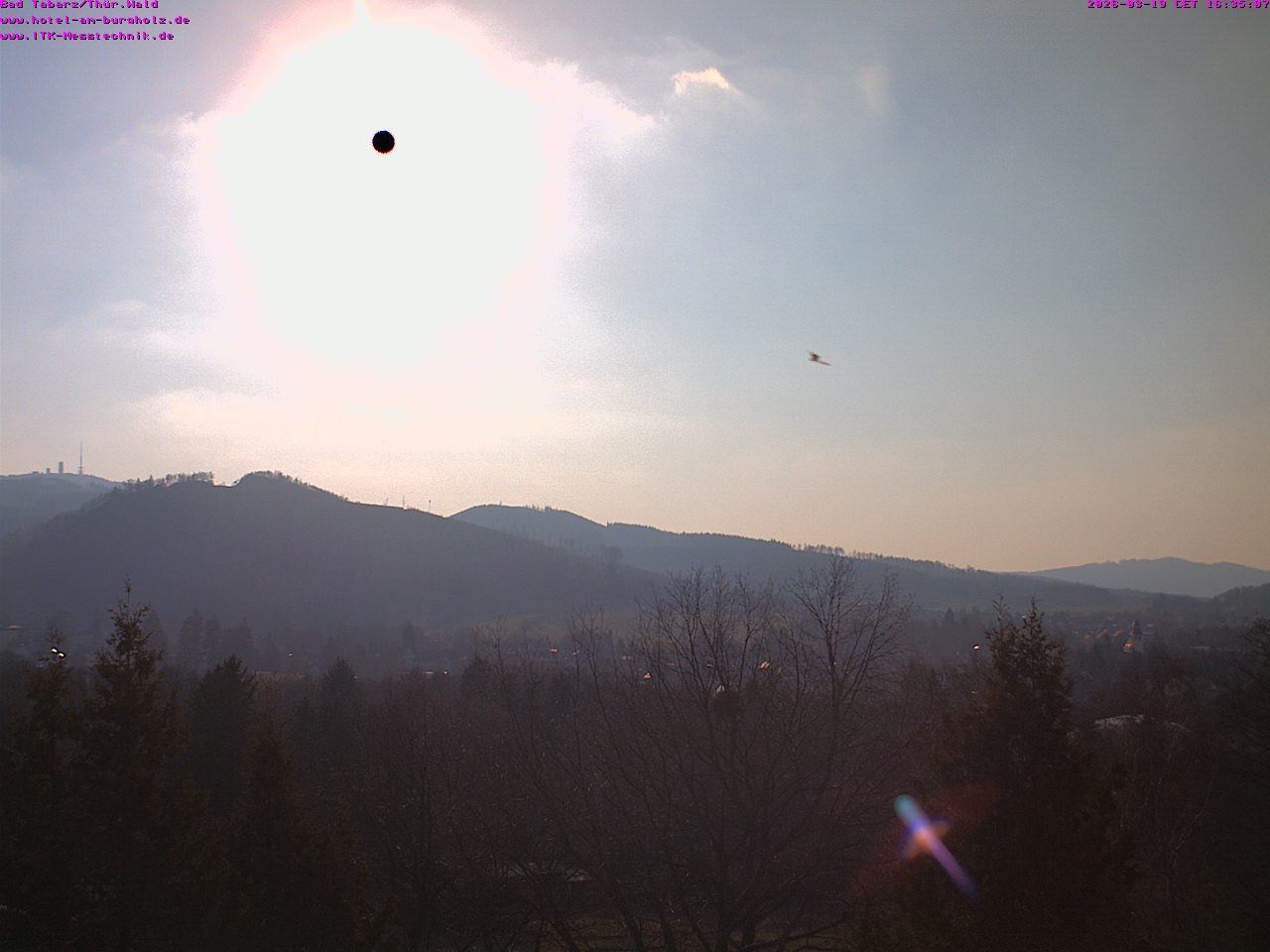 Archived image Webcam Thuringian Forest, Tabarz