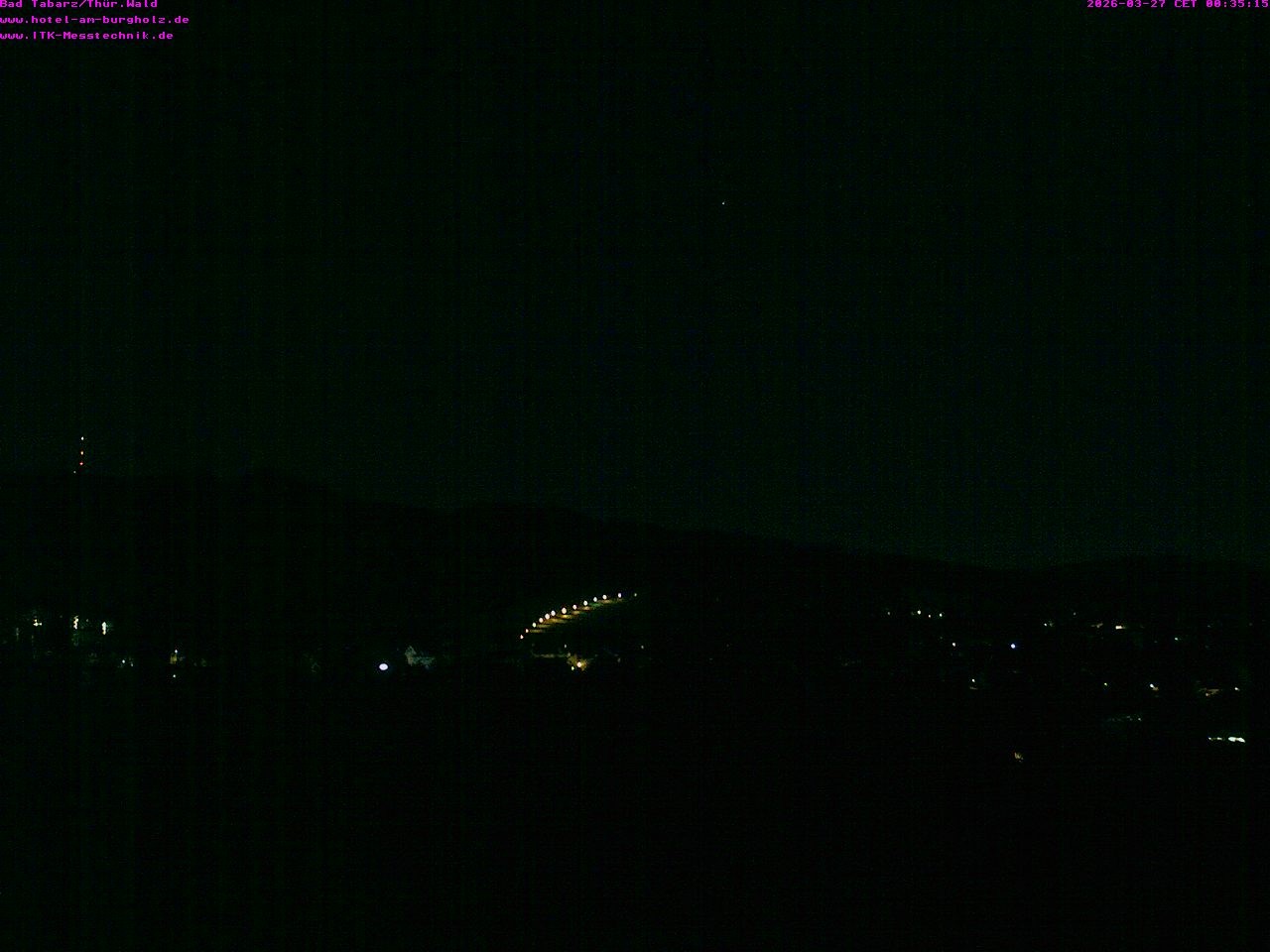 Archived image Webcam Thuringian Forest, Tabarz