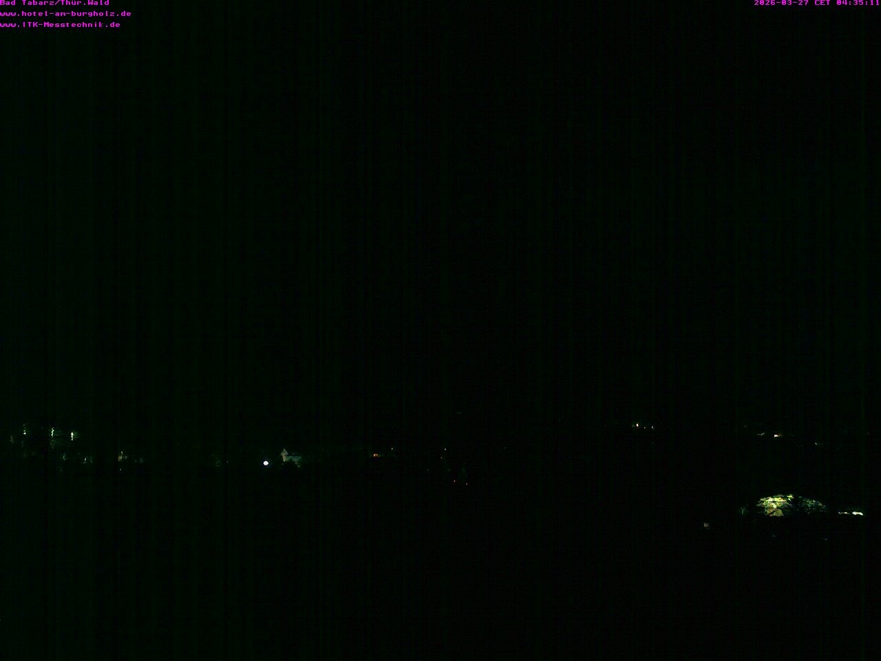 Archived image Webcam Thuringian Forest, Tabarz