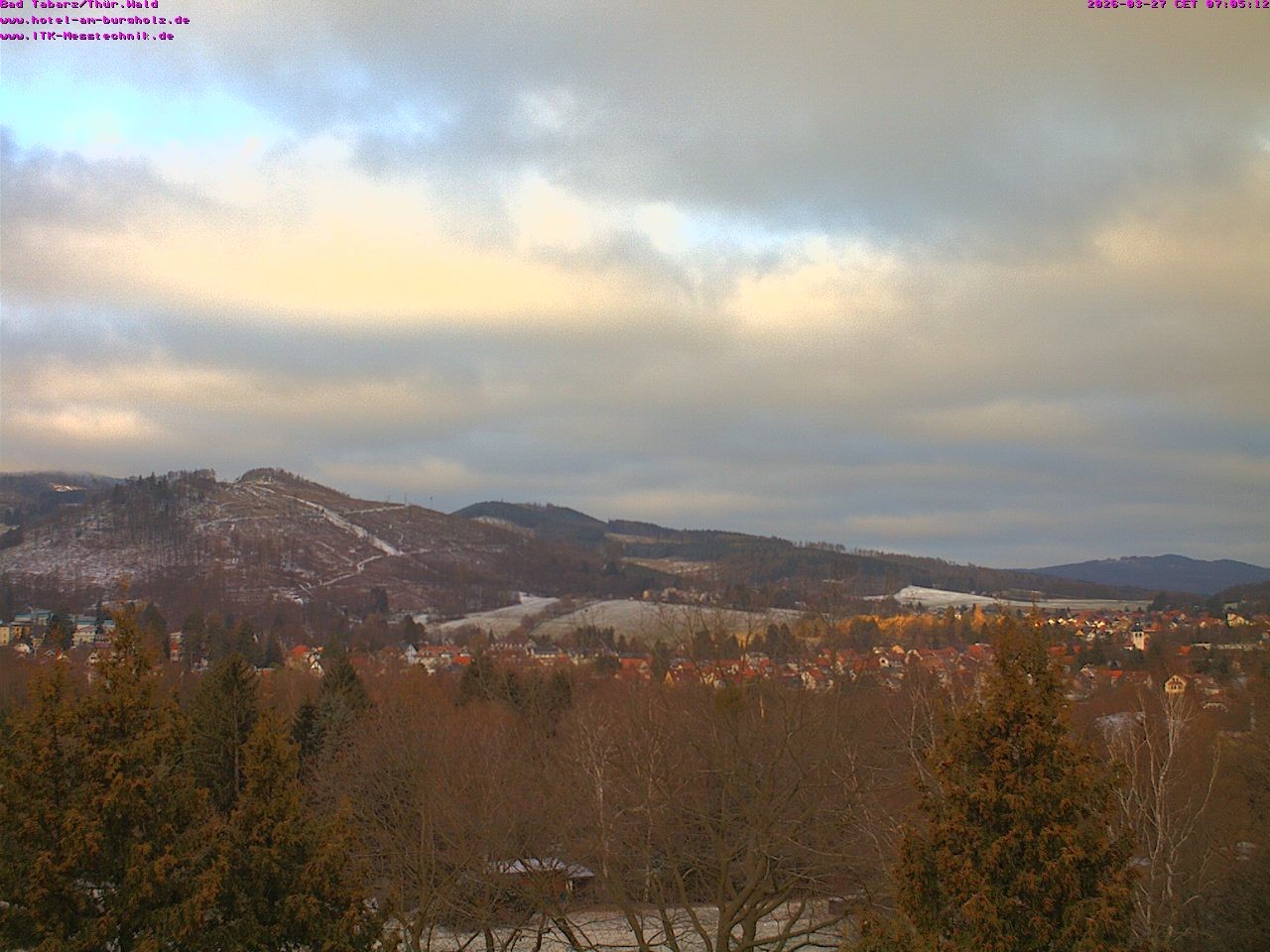 Archived image Webcam Thuringian Forest, Tabarz